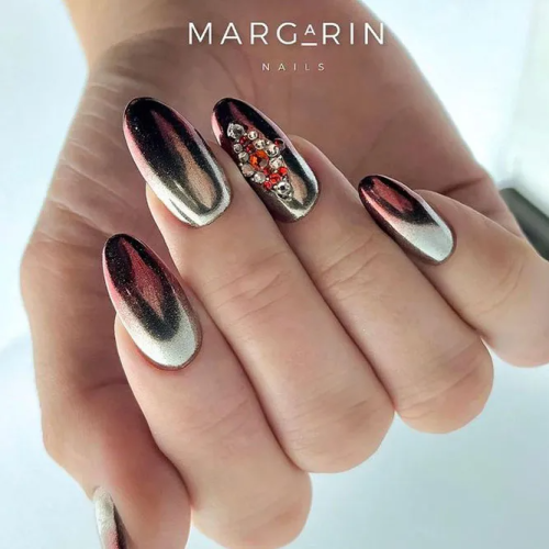 Ombre-Nails-Designs-in-Maroon-Shade-2