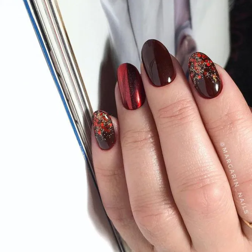 Ombre-Nails-Designs-in-Maroon-Shade-3