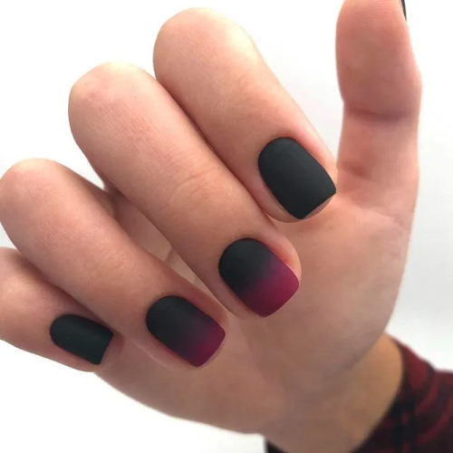 Ombre-Nails-Designs-in-Maroon-Shade-4