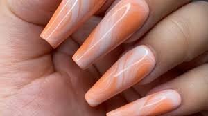 Orange-Hues-for-Almond-Shaped-Nails-9