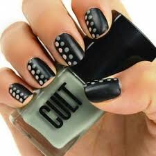 Pastel-Polka-Dots-for-Black-Nail-Art-6