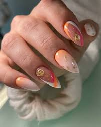 Peach-Accents-For-Your-Nails-10