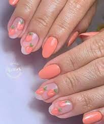 Peach-Accents-For-Your-Nails-5