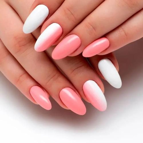 Peach-And-White-Nails-1