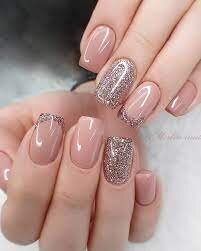 Pink-Glitter-Wedding-Nail-Idea-2