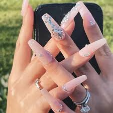 Pink-Glitter-Wedding-Nail-Idea-5