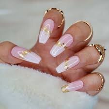 Pink-Glitter-Wedding-Nail-Idea-6