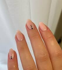 Pink-and-Black-Wedding-Nail-Idea-5