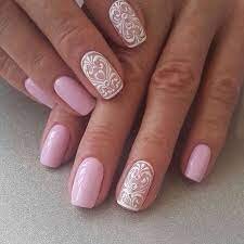Pink-and-White-Nails-Lace-5