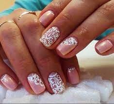 Pink-and-White-Nails-Lace-6