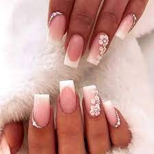 Pink-and-White-Nails-Lace-7