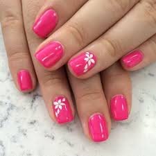 Pink-and-White-Nails-with-Flowers-10