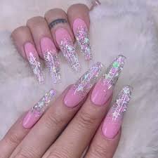 Pinky-Glitter-Coffin-Nails-Designs-5