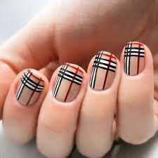 Plaid-Short-Nail-Designs-6