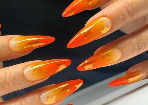 Pumpkin-Spiced-Ombre-Nails-1