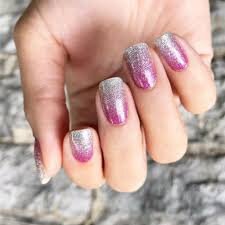 Purple-Ombre-Wedding-Nail-Idea-5