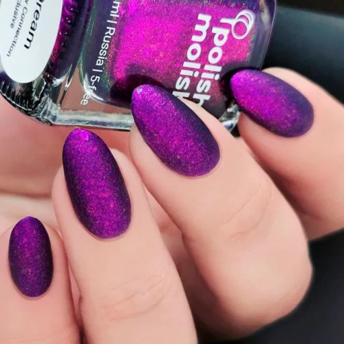 Purple Winter Nail Color