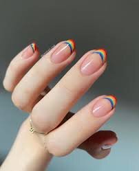 Rainbow-French-Nails-10