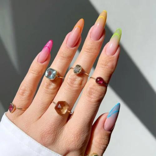 Rainbow-French-Nails-3