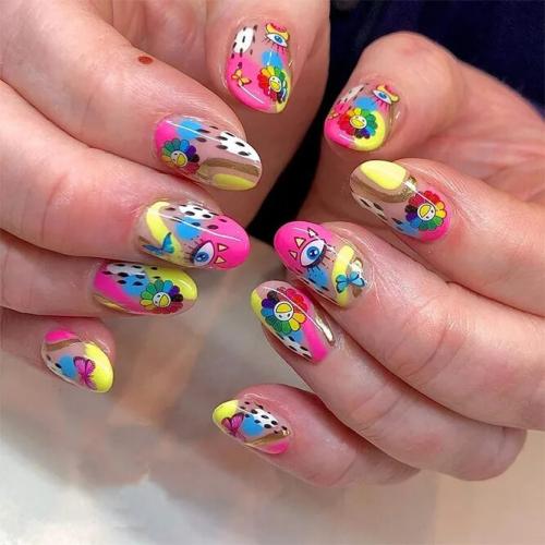 Rainbow-Nails-for-Spring-Break-1