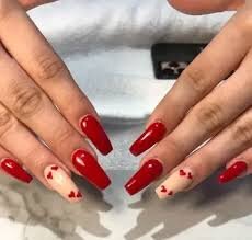 Red-Coffin-Short-Acrylic-Nails-9