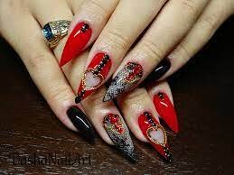 Red-and-Black-Nails-4