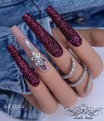 Rhinestones-Accent-On-Coffin-Nails-4