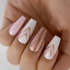 Rose-Gold-Short-Coffin-Nails-10