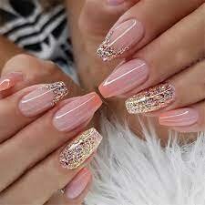 Rose-Gold-Short-Coffin-Nails-3