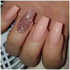 Rose-Gold-Short-Coffin-Nails-4