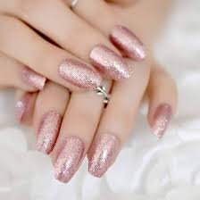 Rose-Gold-Short-Coffin-Nails-8