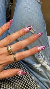 Sexy-Chrome-Nails-With-Stars-Art-4