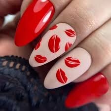 Sexy-Red-Almond-Shaped-Nails-10