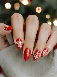 Sexy-Red-Almond-Shaped-Nails-5