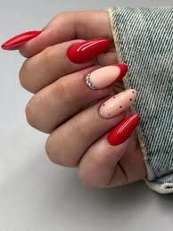 Sexy-Red-Almond-Shaped-Nails-7