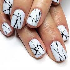 Short-Black-and-White-Nail-Designs-4