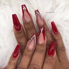 Short-Red-Matte-Coffin-Nails-4