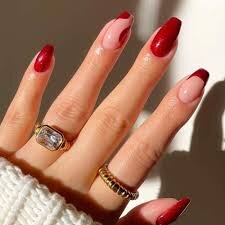 Short-Red-Matte-Coffin-Nails-5