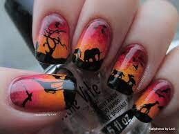 Skyline-Nails-with-Animals-3