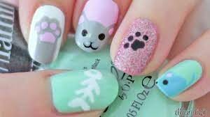 Skyline-Nails-with-Animals-5