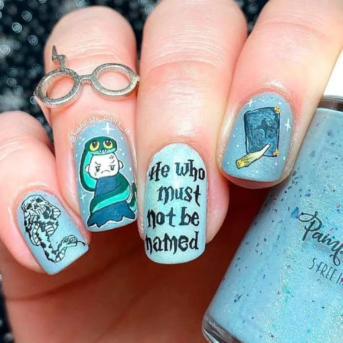 Slytherin-Nails-For-Dracos-Fans-1