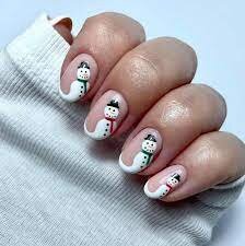 Snowman-Christmas-Nails-3