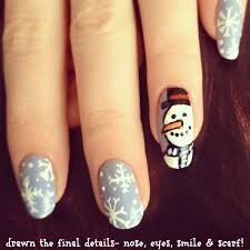 Snowman-Christmas-Nails-4