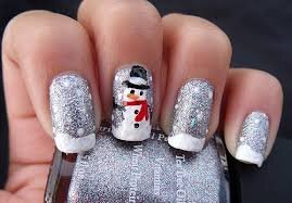 Snowman-Christmas-Nails-5