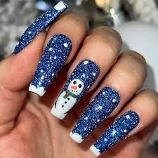 Snowman-Christmas-Nails-8