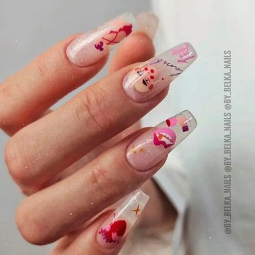 Sparkly-Coffin-Nail-Art-with-Stickers-1