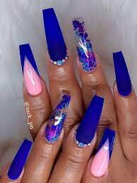 Sparkly-Royal-Blue-Coffin-Nail-Designs-2