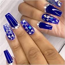 Sparkly-Royal-Blue-Coffin-Nail-Designs-3