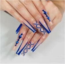 Sparkly-Royal-Blue-Coffin-Nail-Designs-4