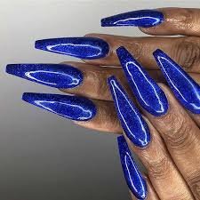 Sparkly-Royal-Blue-Coffin-Nail-Designs-5